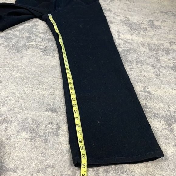 New Karen Kane Classic Straight Leg Jeans High Rise Black Sz 14 - Picture 8 of 11